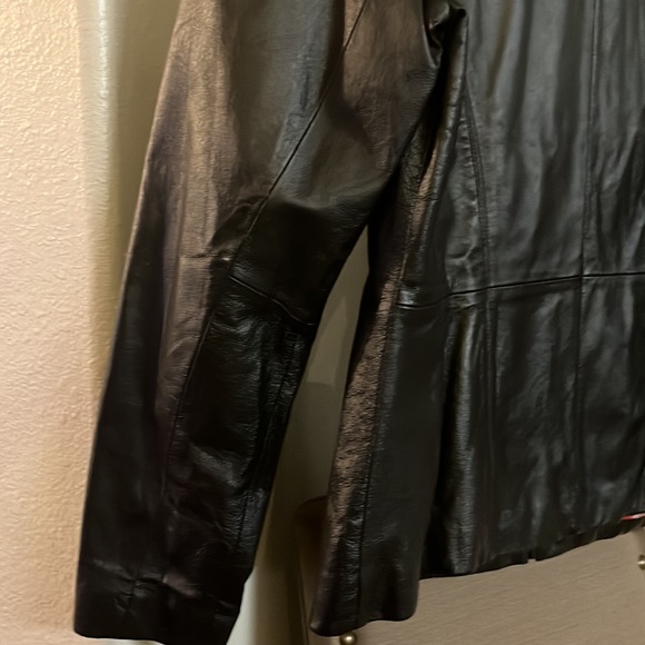 WILSON LEATHER MAXIMA,BLACK JACKET!,size L - Picture 10 of 16